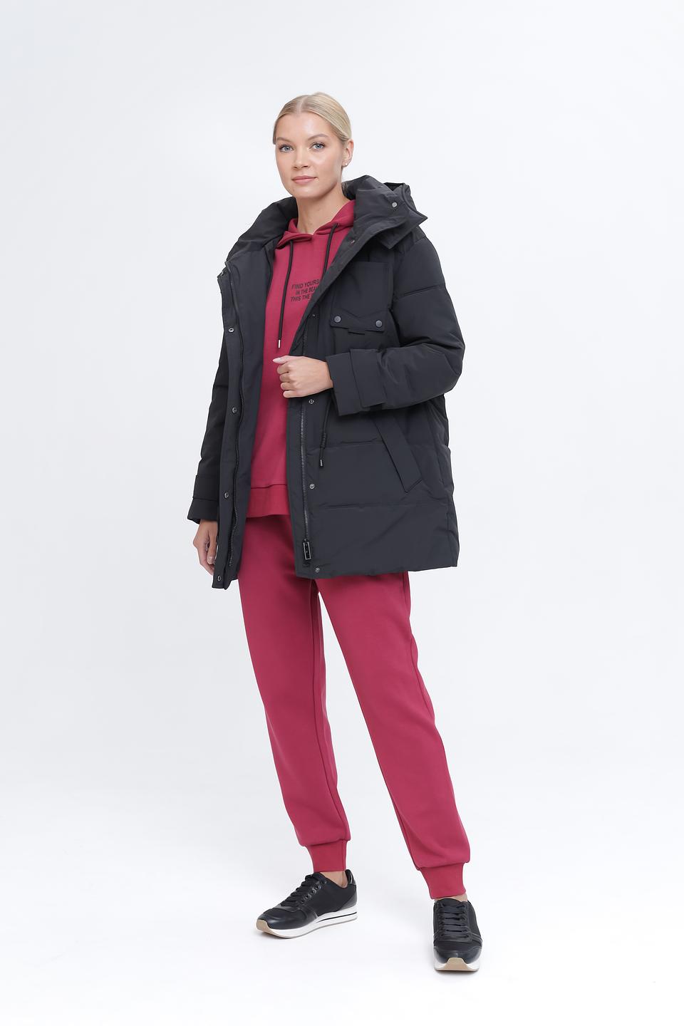 Куртка Pezzo чёрная стеганая