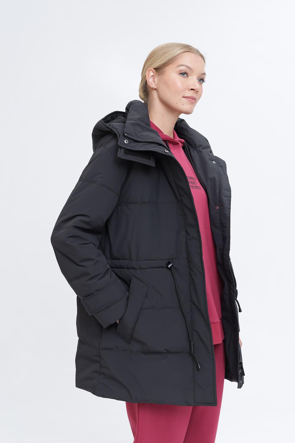 Куртка Pezzo чёрная стеганая