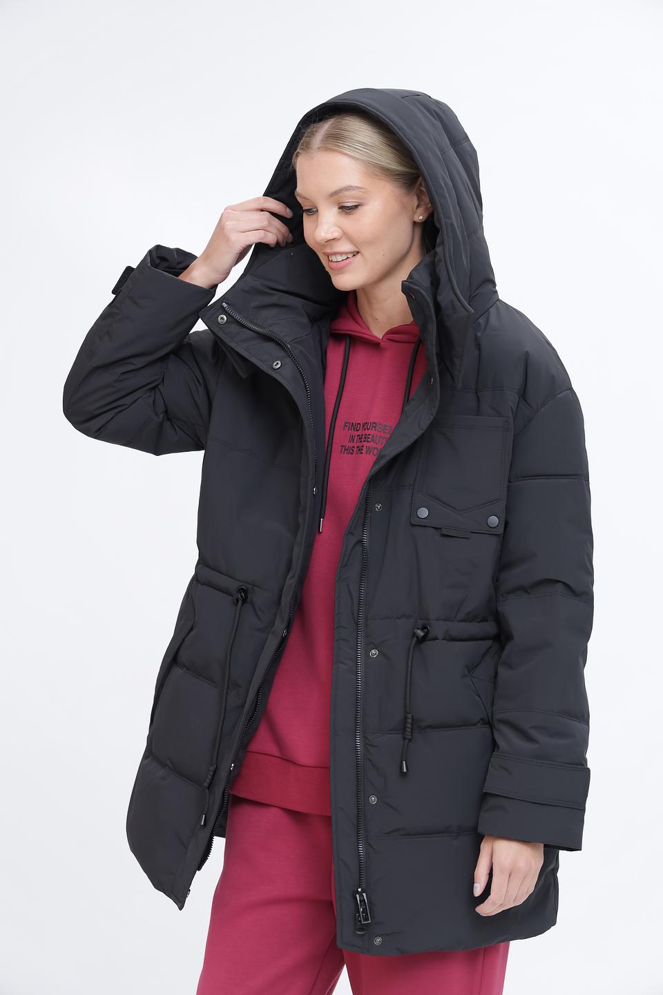 Куртка Pezzo чёрная стеганая