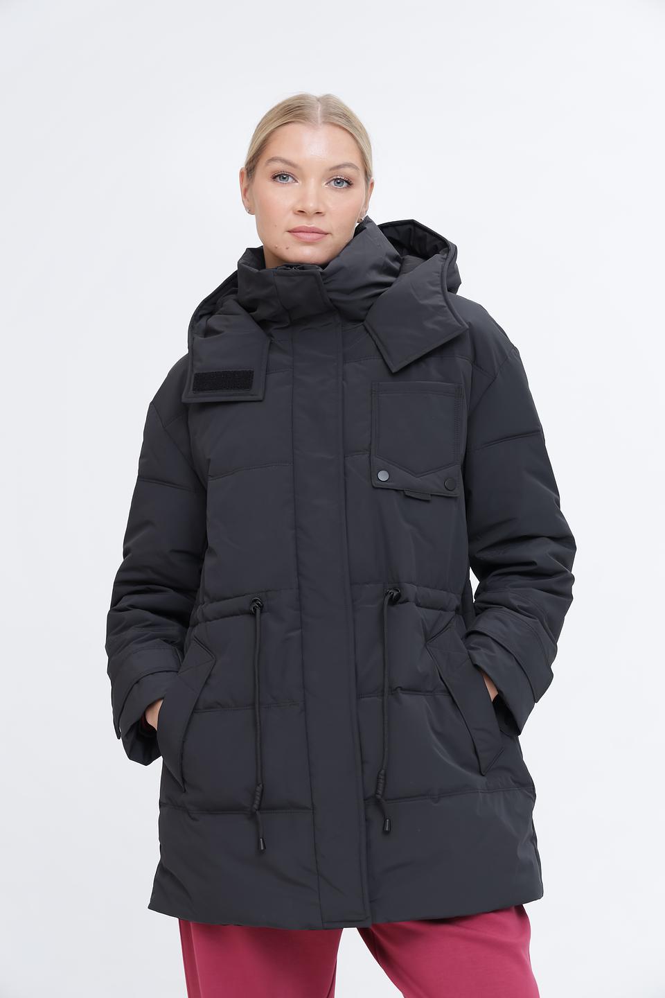 Куртка Pezzo чёрная стеганая