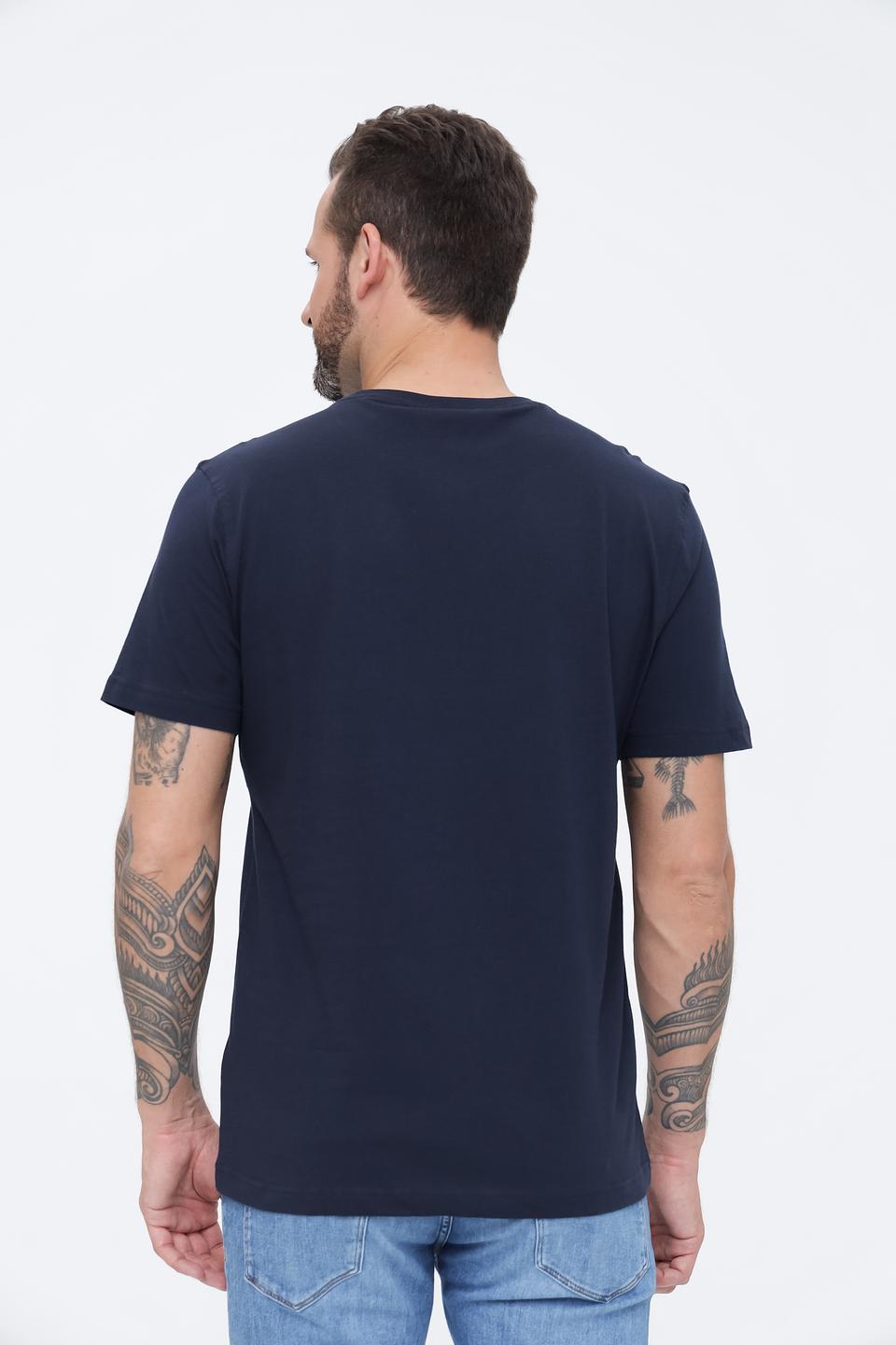 Футболка Lerros с принтом синяя