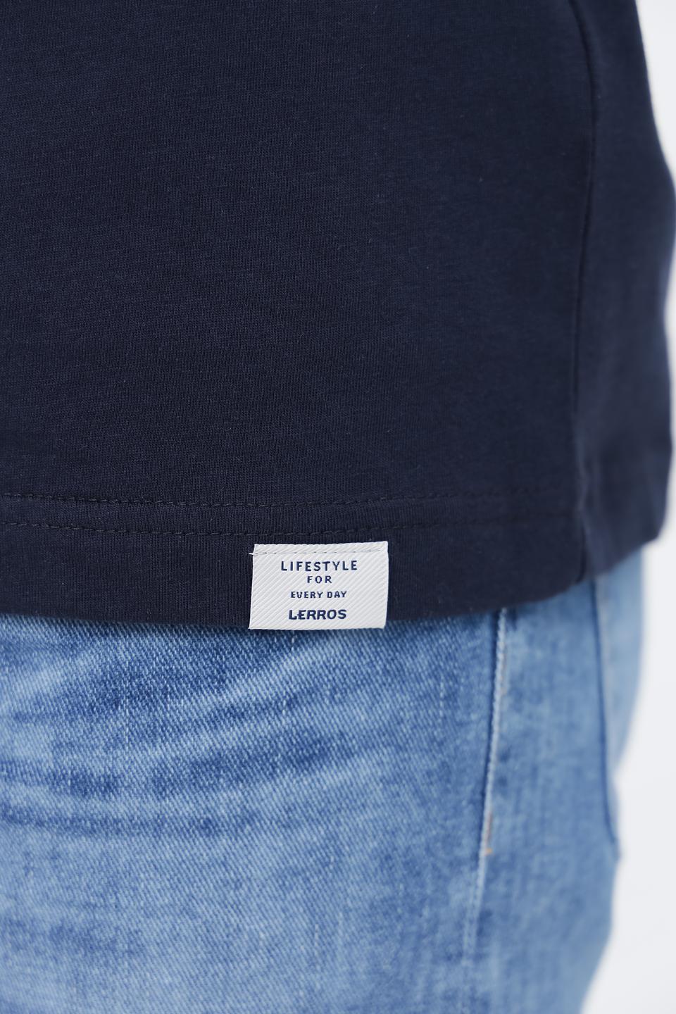 Футболка Lerros с принтом синяя