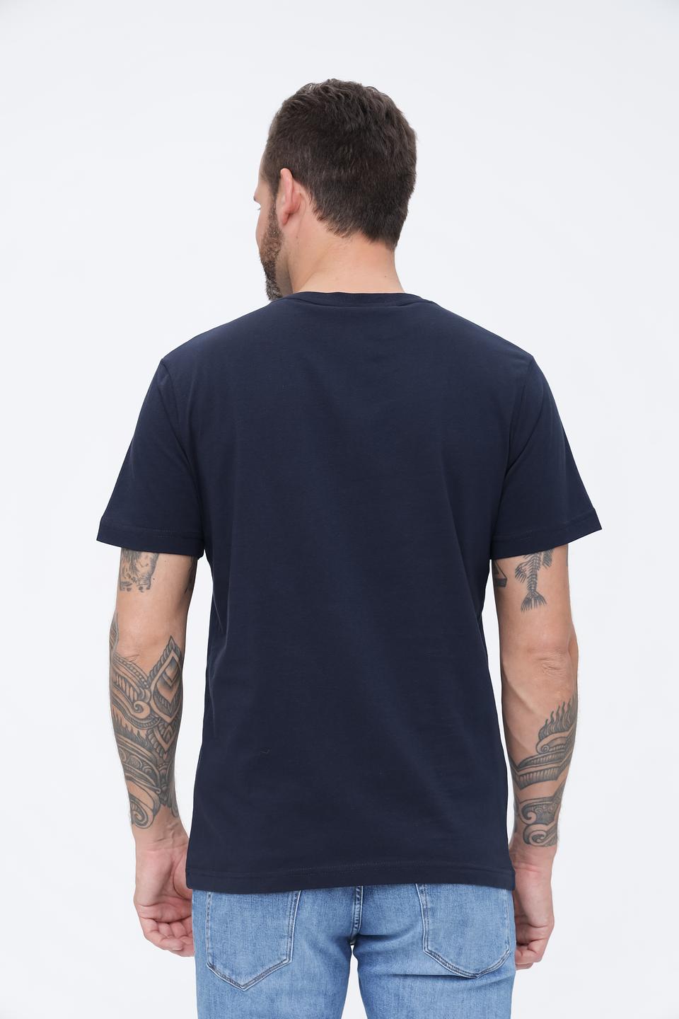 Футболка Lerros с принтом темно-синяя