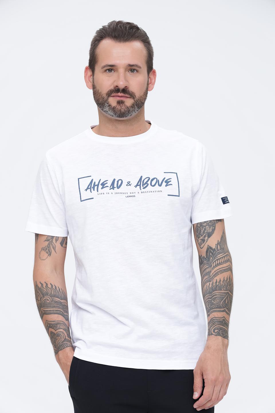 Футболка Lerros с принтом белый