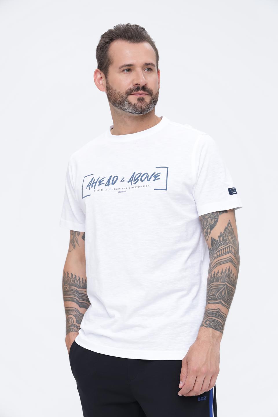 Футболка Lerros с принтом белый