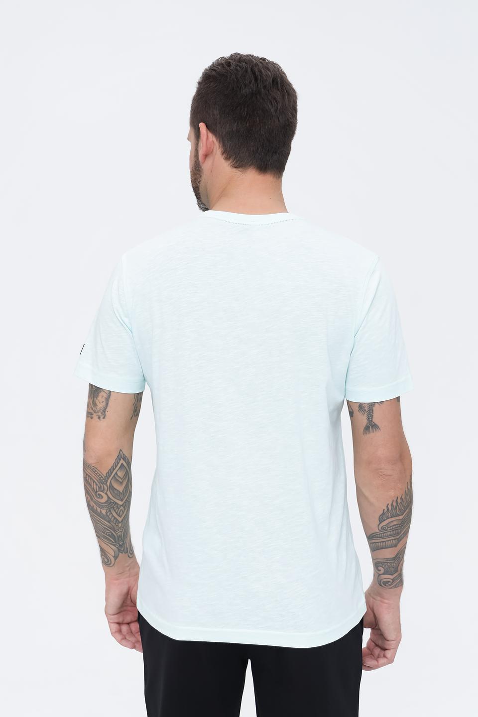 Футболка Lerros мятная с принтом