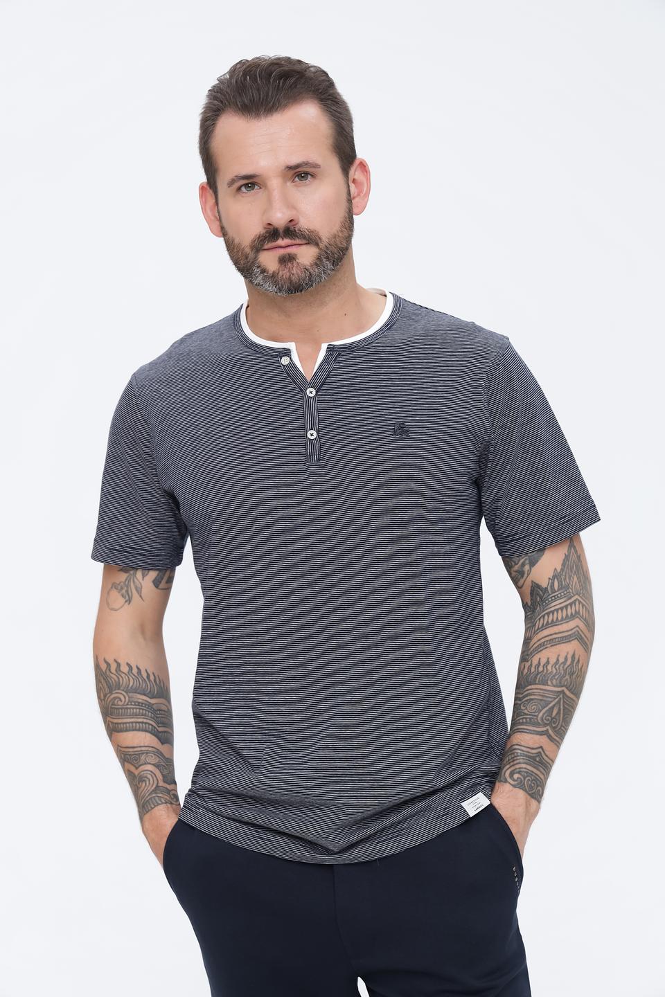 Поло Lerros в полоску синий