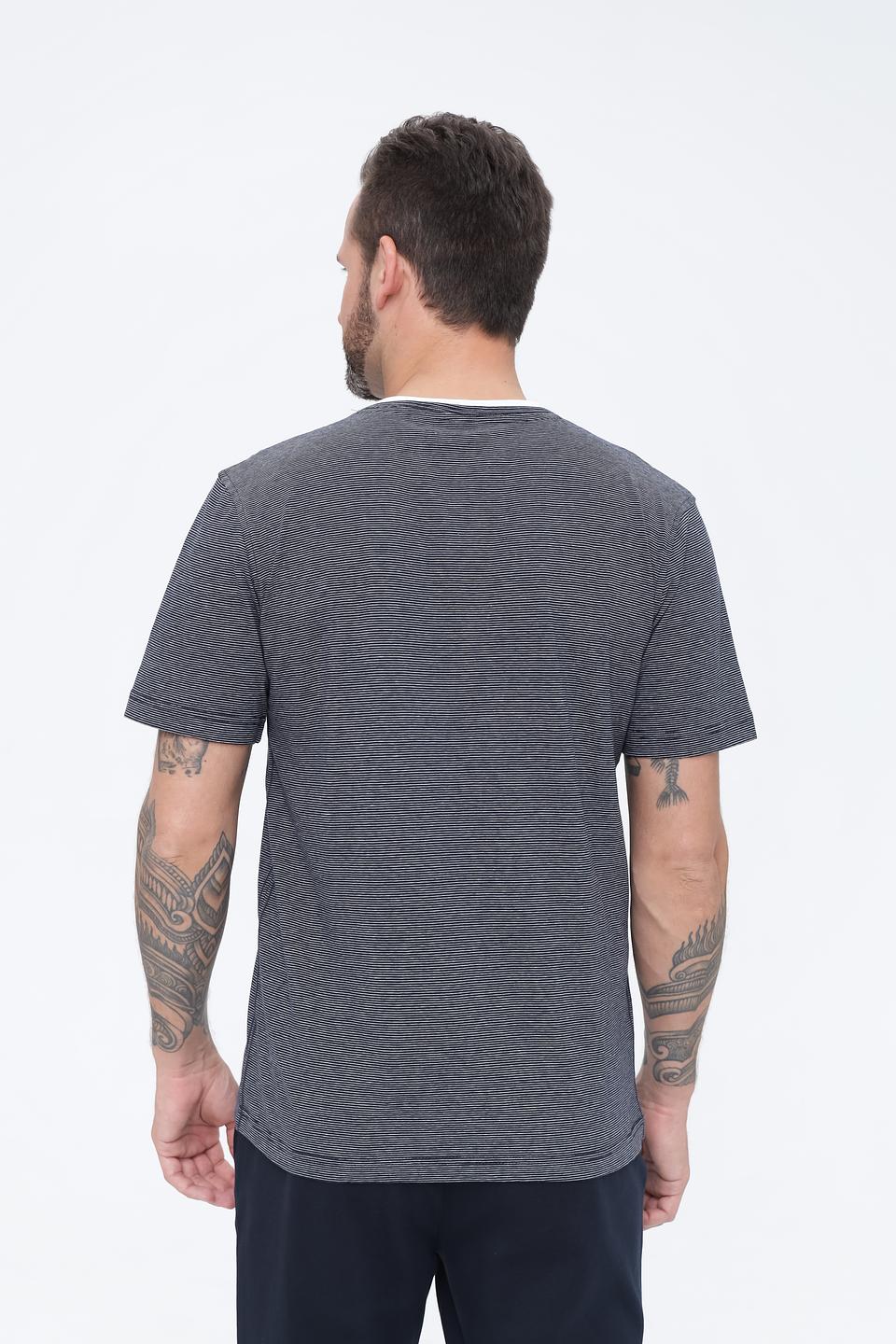 Поло Lerros в полоску синий