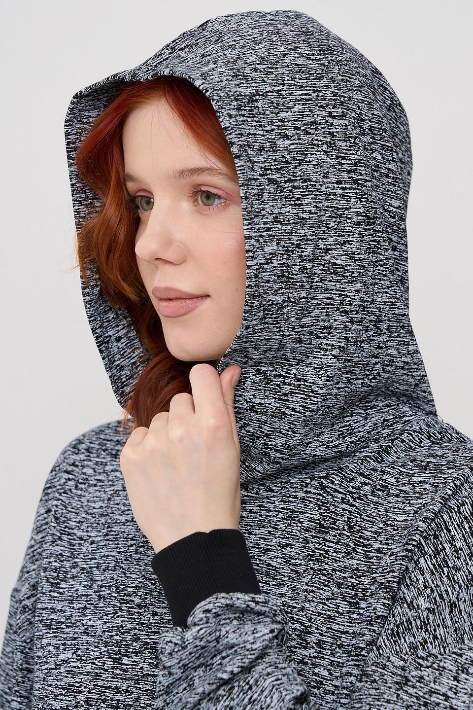 Толстовка VAY с меланжевым принтом