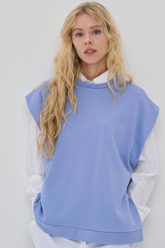 Жилет VAY базовый голубой