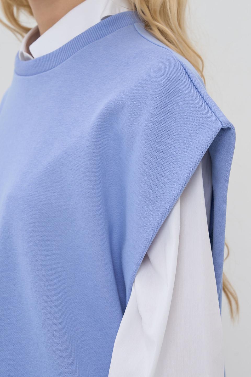 Жилет VAY базовый голубой