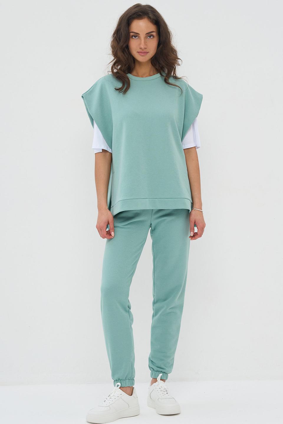 Брюки VAY спортивные мятные