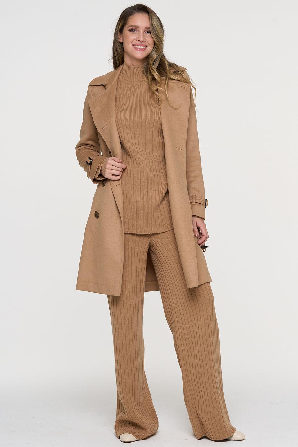 Костюм VAY вязаный бежевый