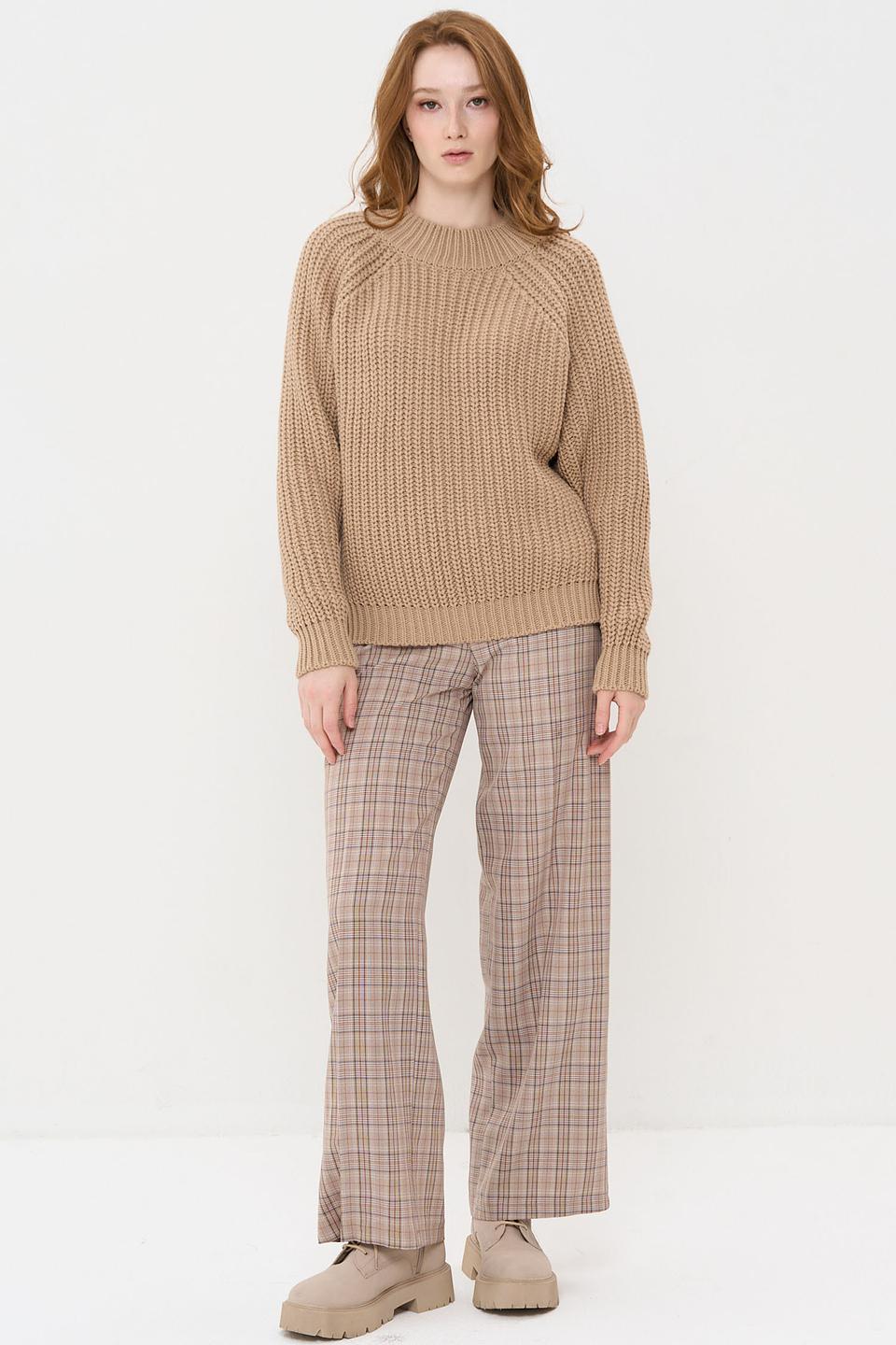 Джемпер BE YOU вязаный бежевый