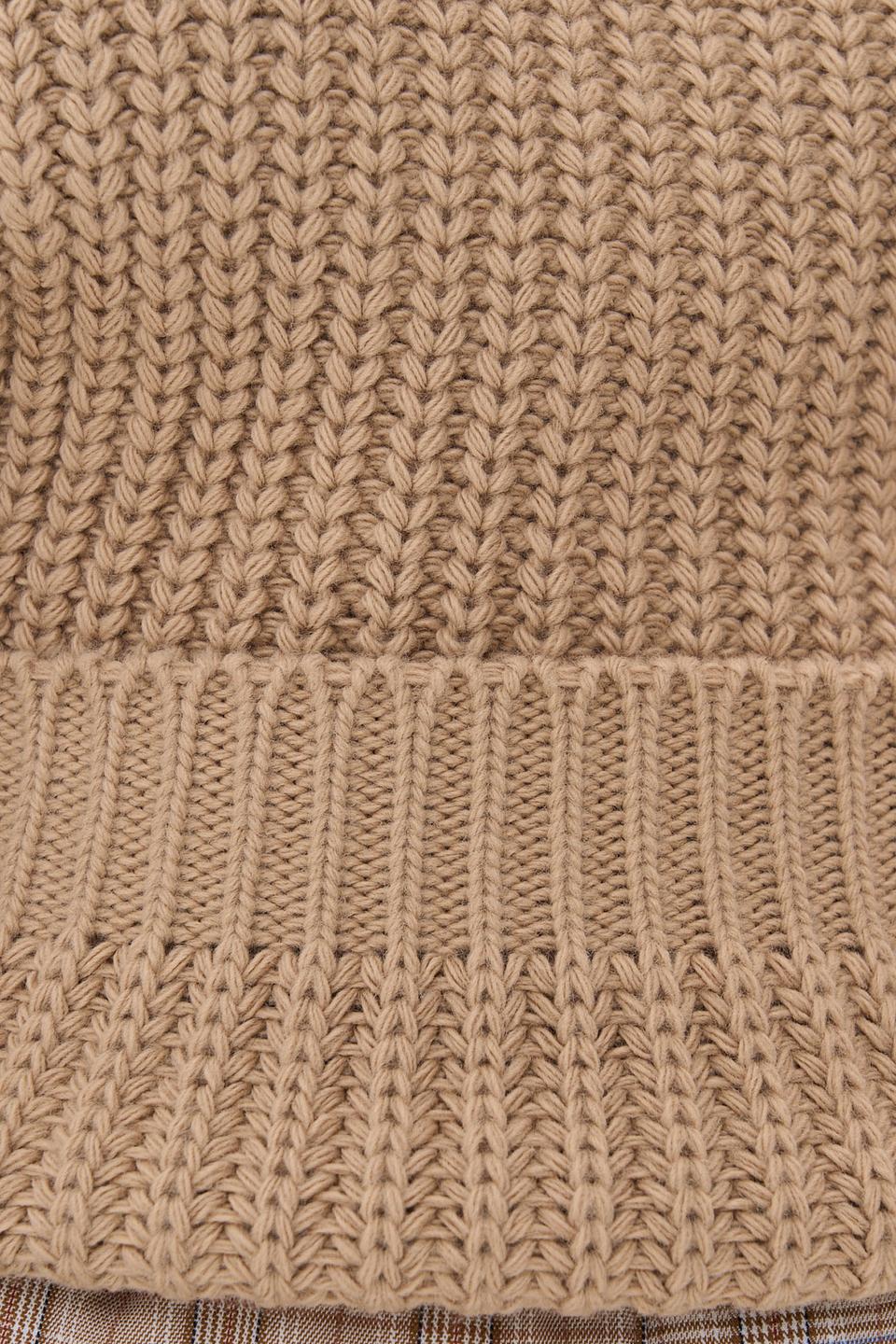 Джемпер BE YOU вязаный бежевый