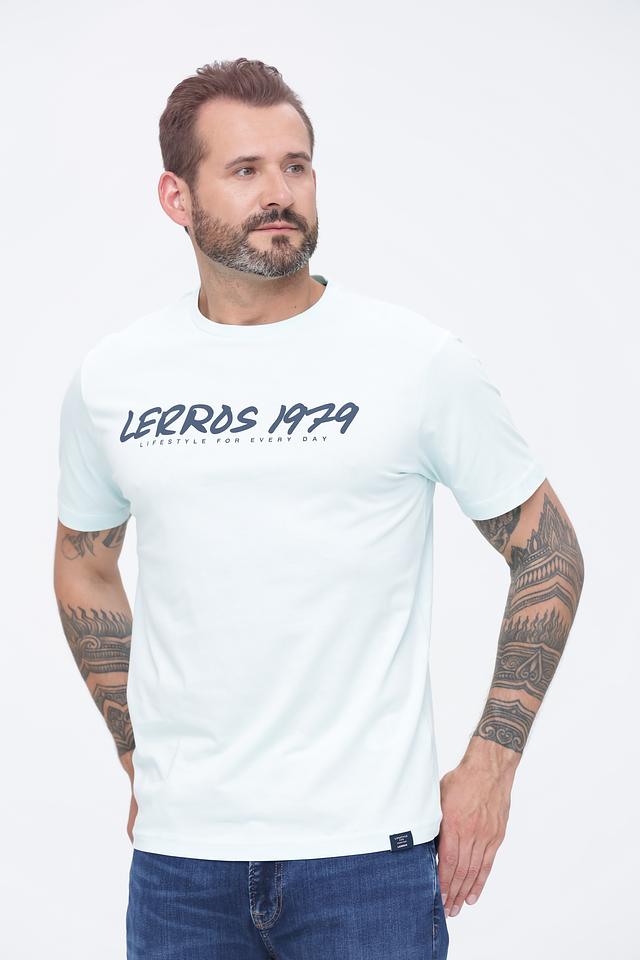 Футболка Lerros с логотипом мятная