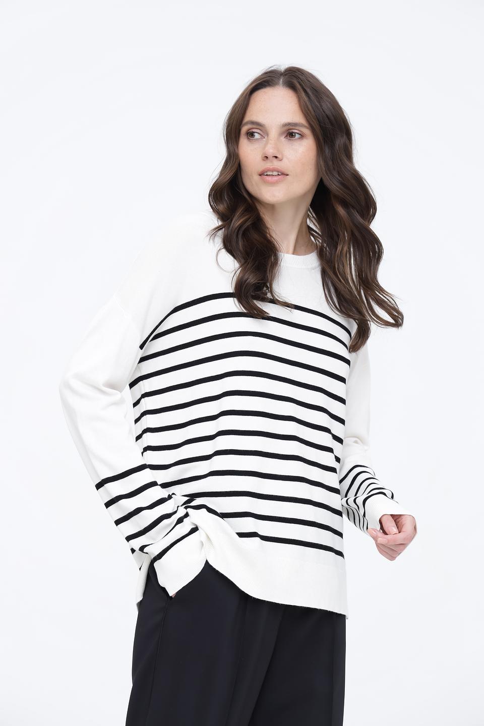 Пуловер Broadway в полоску