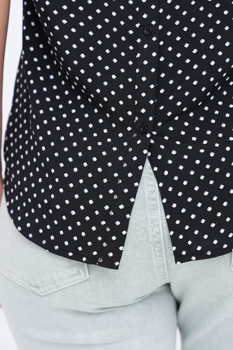 Блуза Broadway в горошек чёрный