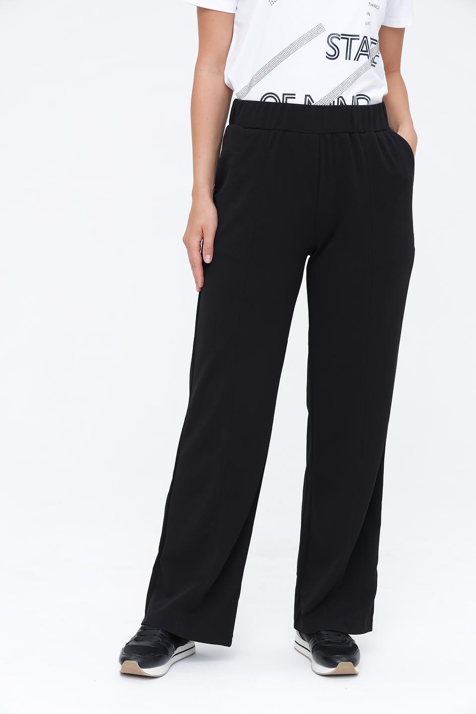 Брюки клёш Broadway чёрные