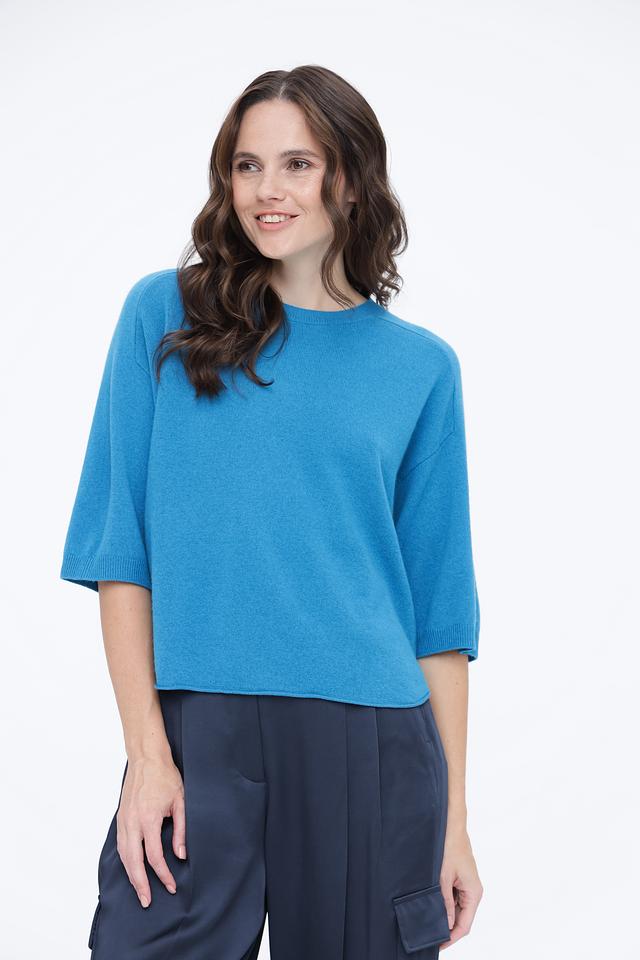 Пуловер Luisa Cerano бирюзовый 3/4