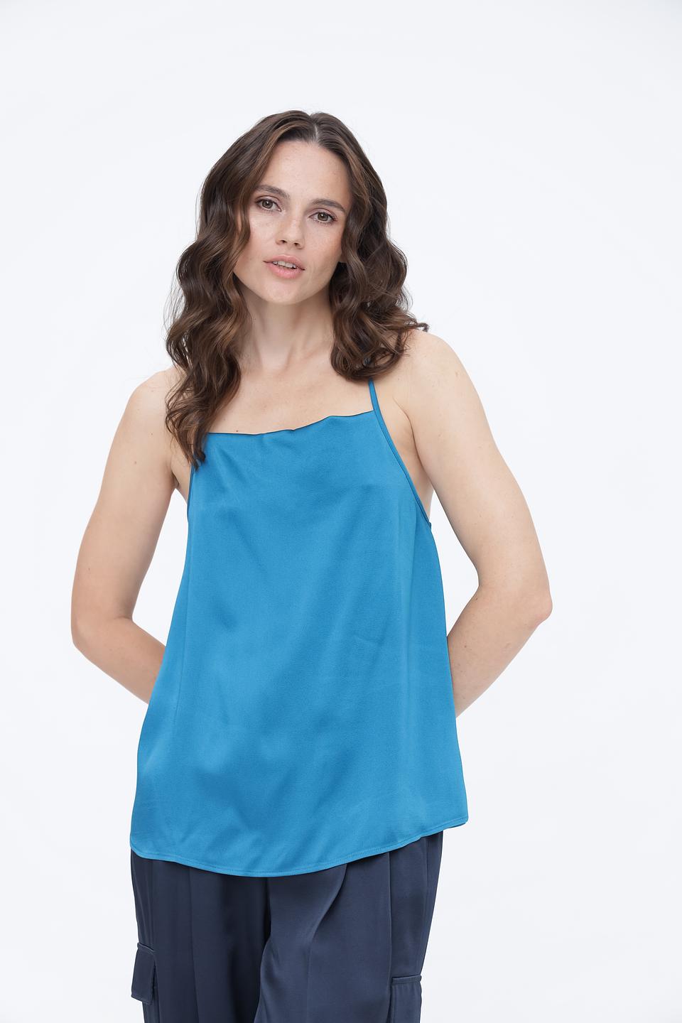 Топ на бретелях Luisa Cerano бирюзовый