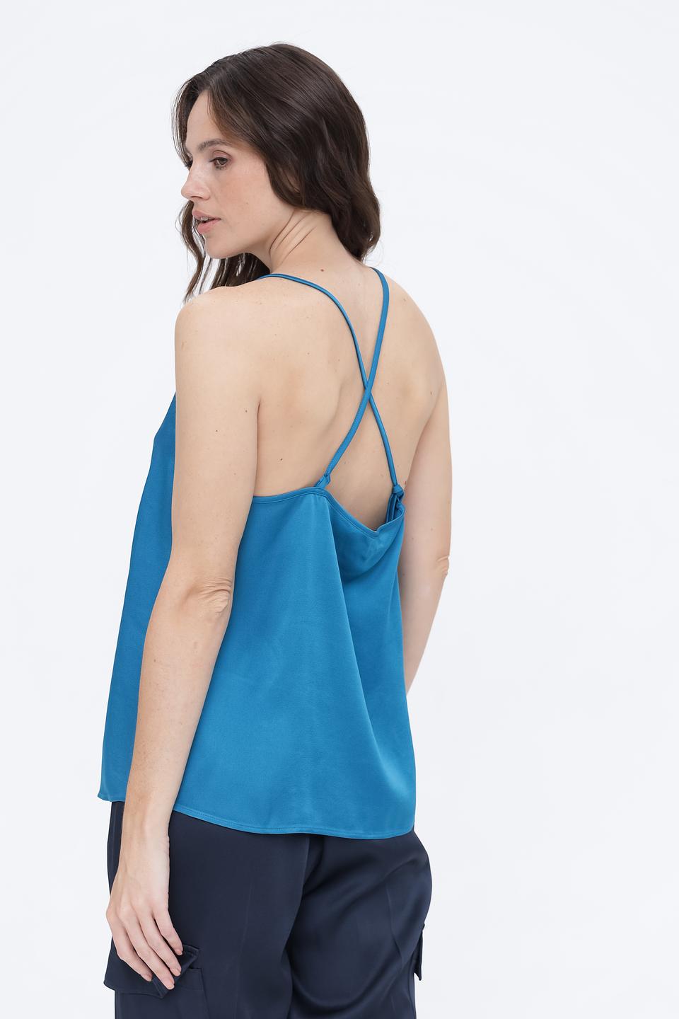 Топ на бретелях Luisa Cerano бирюзовый