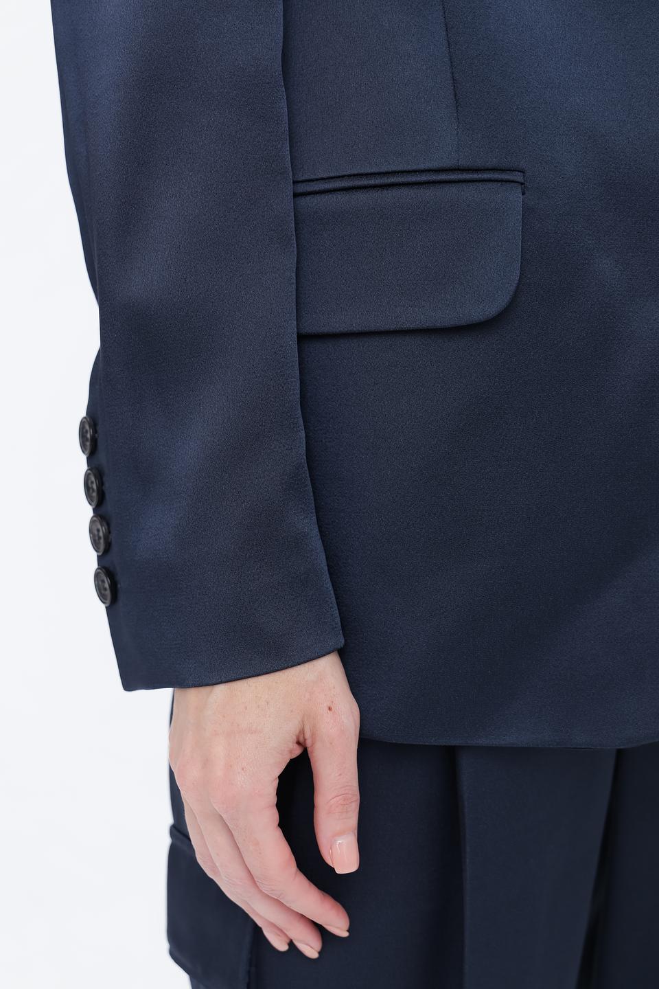 Жакет Luisa Cerano синий приталенный