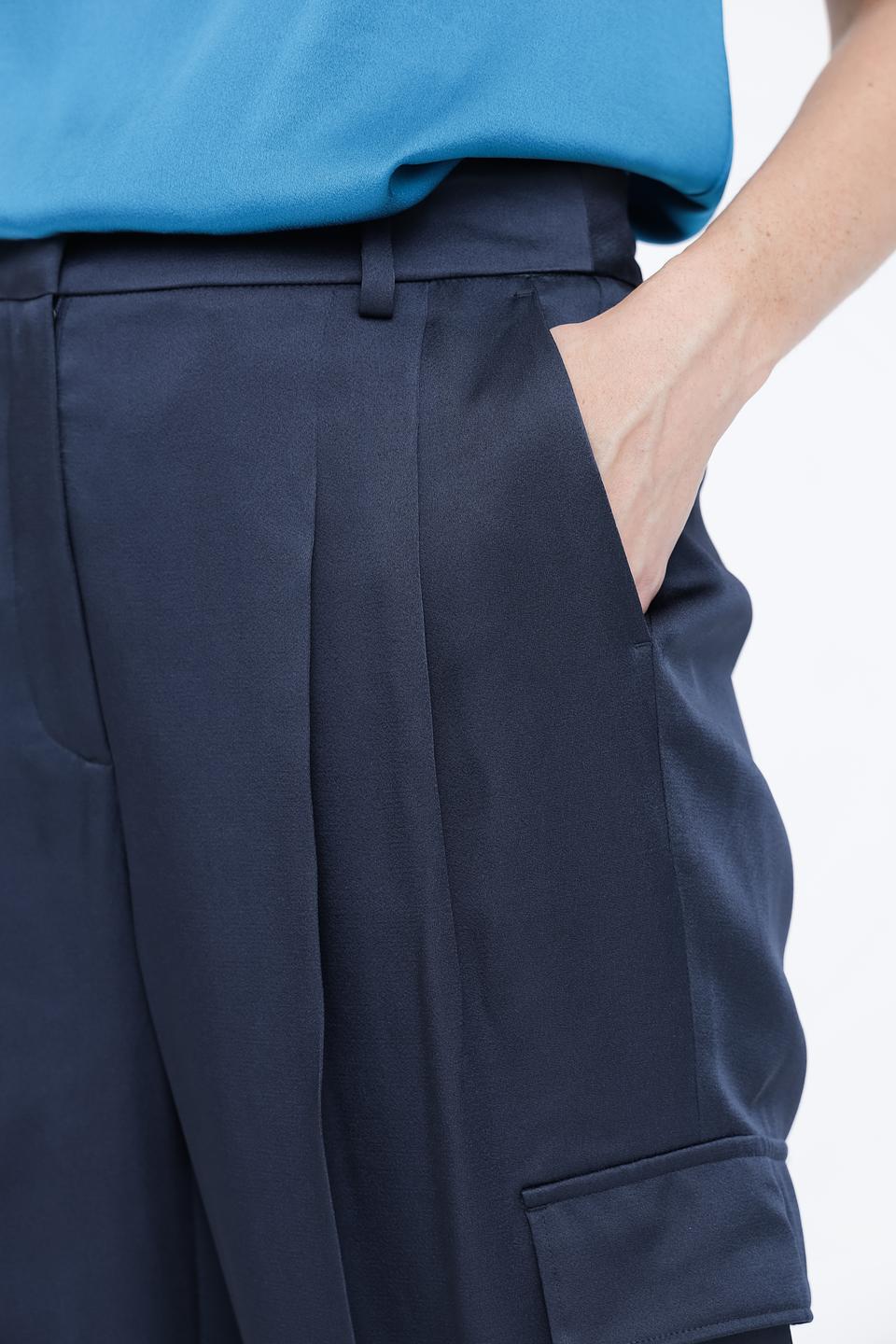 Брюки кюлоты Luisa Cerano тёмно-синие