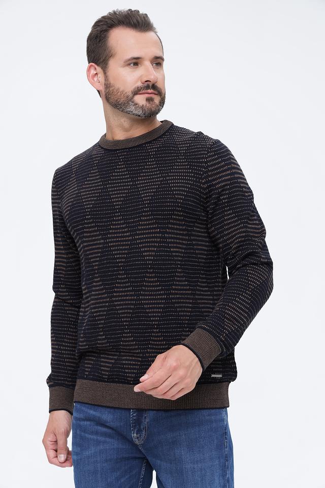 Джемпер Bugatti с узором чёрный