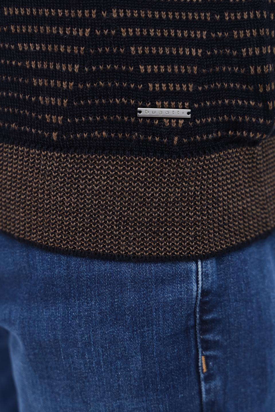 Джемпер Bugatti с узором чёрный