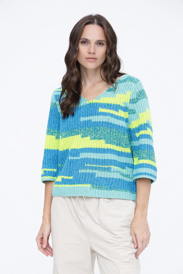 Пуловер Oui с v-образным вырезом