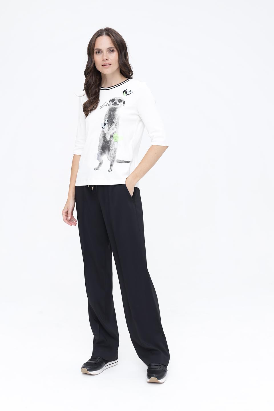 Брюки Marc Cain чёрные с завязками