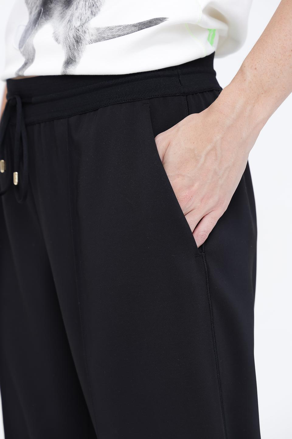 Брюки Marc Cain чёрные с завязками