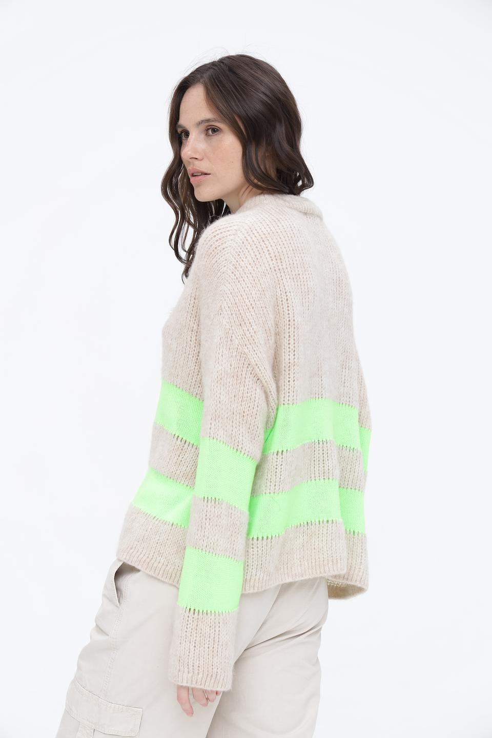 Пуловер Marc Cain в полоску