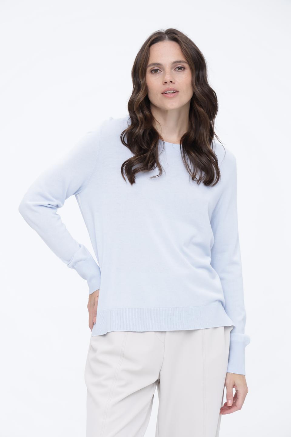 Пуловер Marc Cain голубой