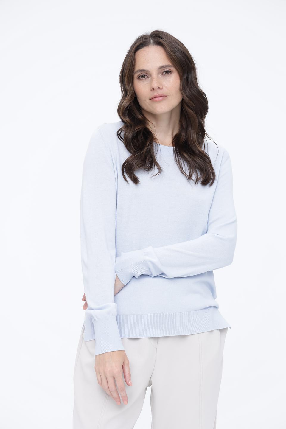 Пуловер Marc Cain голубой