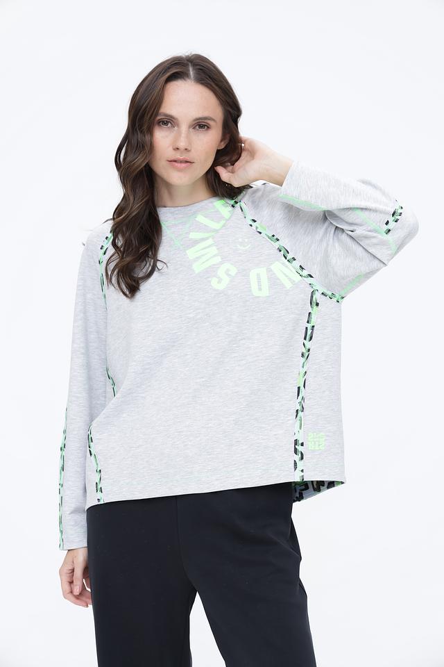 Пуловер Marc Cain с принтом "Smile"