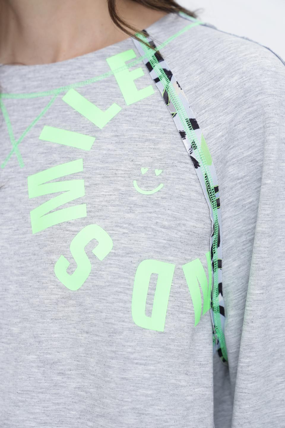 Пуловер Marc Cain с принтом "Smile"