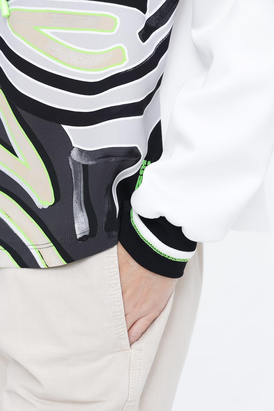 Пуловер Marc Cain с принтом