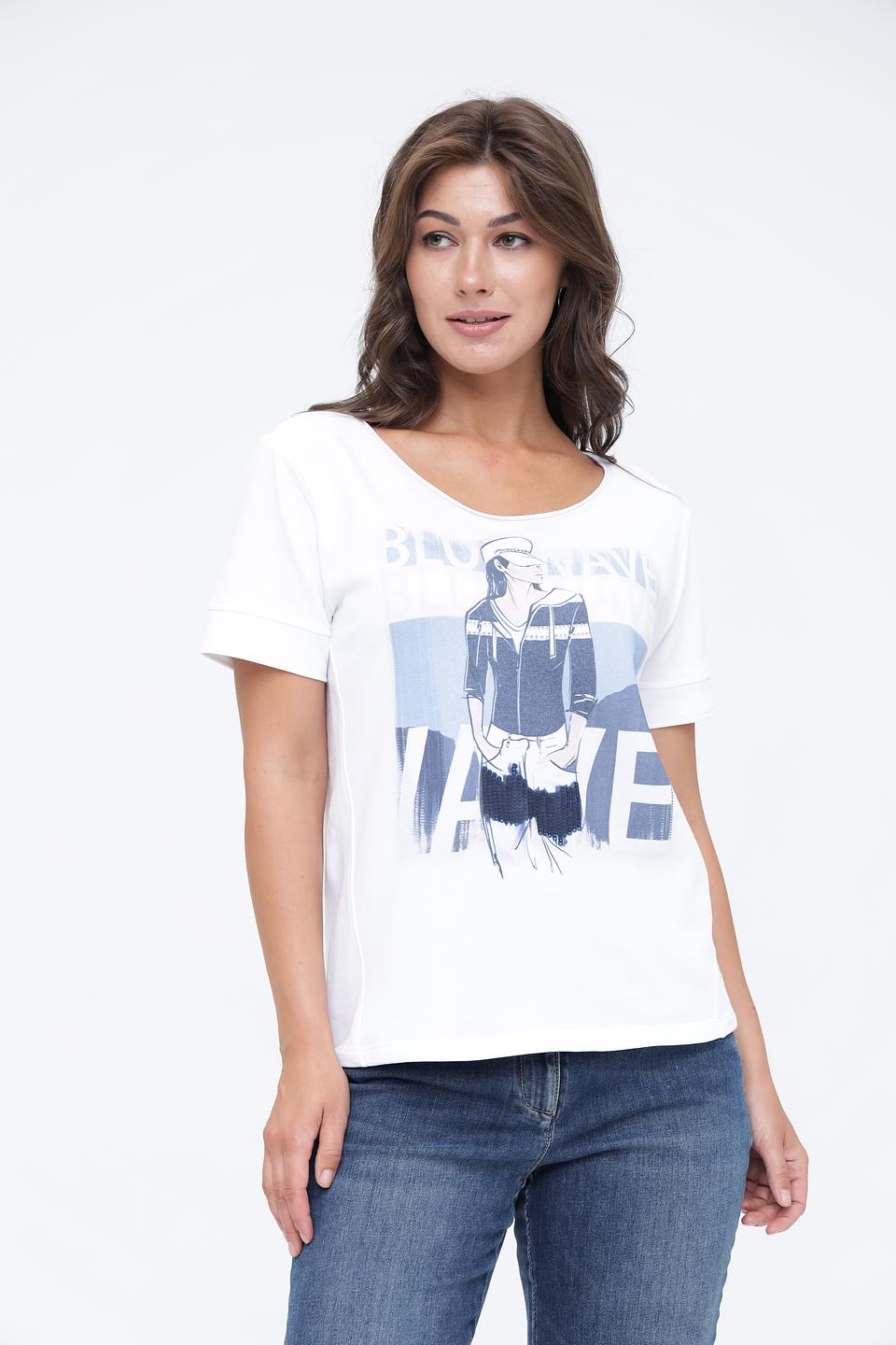 Футболка Monari с принтом Blue Wave