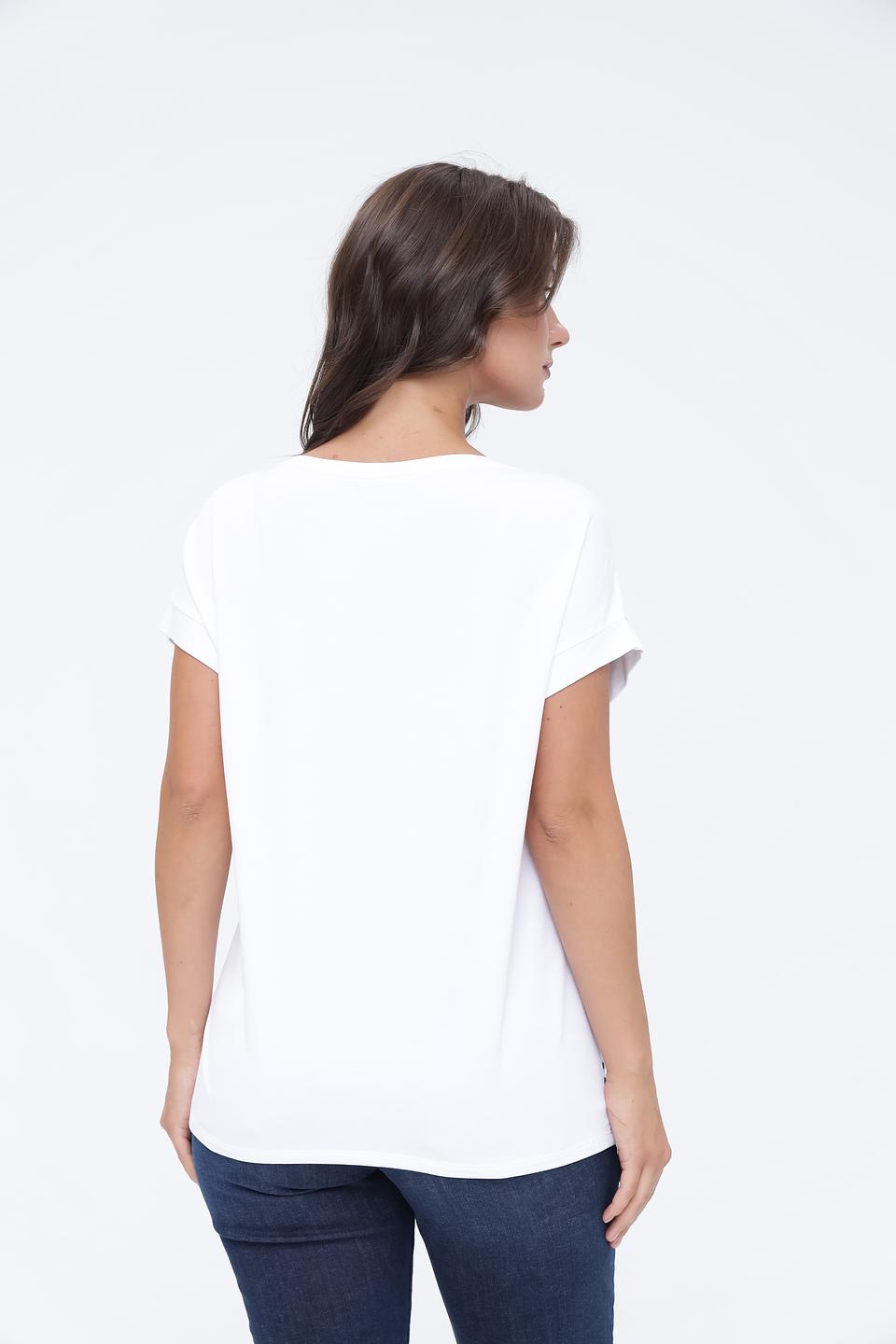 Футболка Monari с цветочным принтом