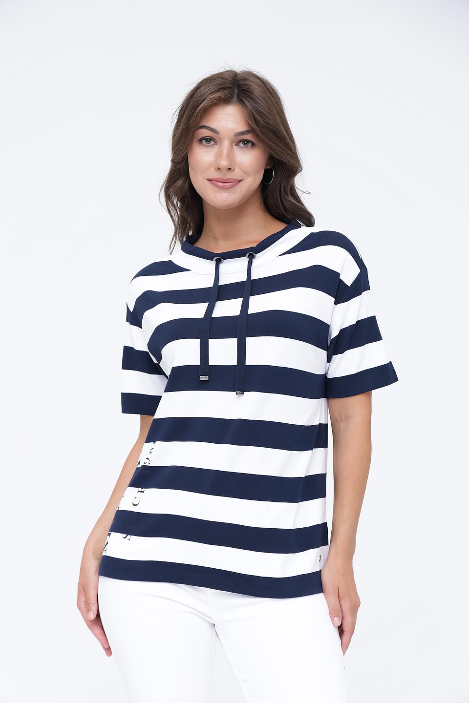 Пуловер Monari в полоску