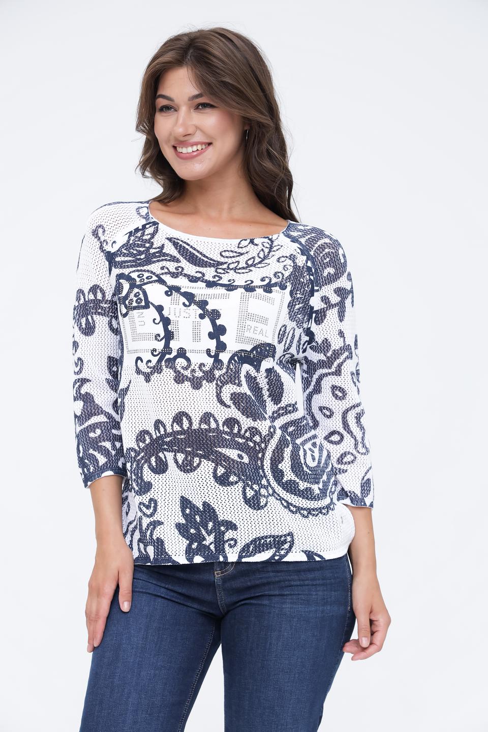 Пуловер Monari с принтом