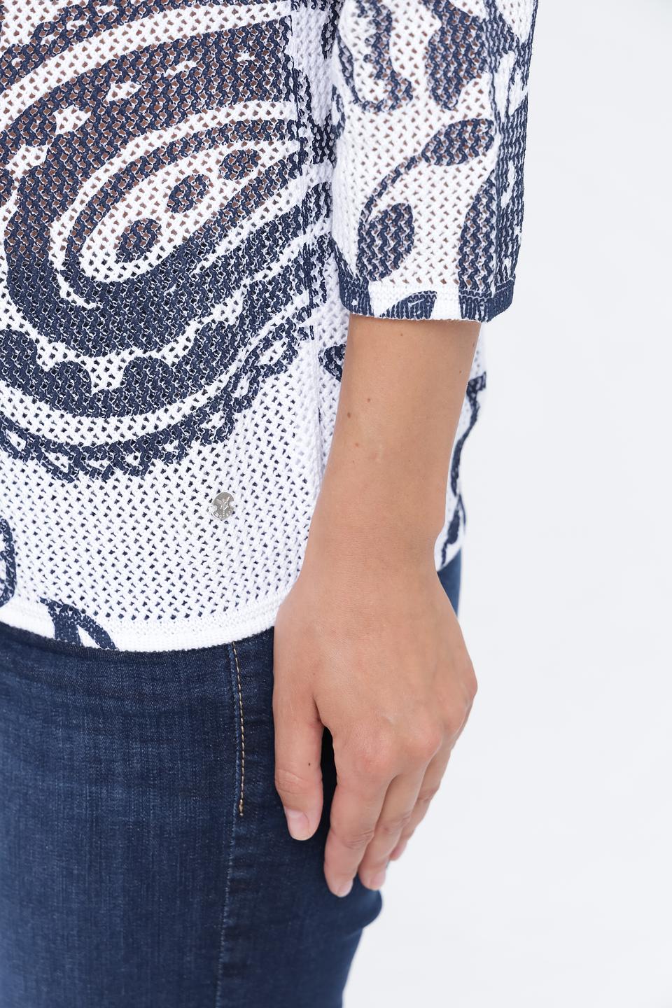 Пуловер Monari с принтом