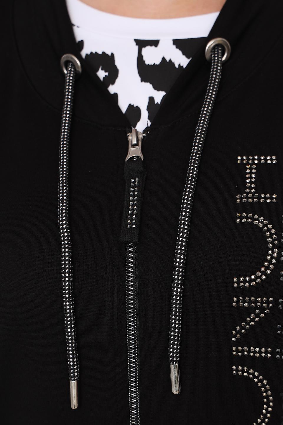 Кардиган Doris Streich чёрный с декором