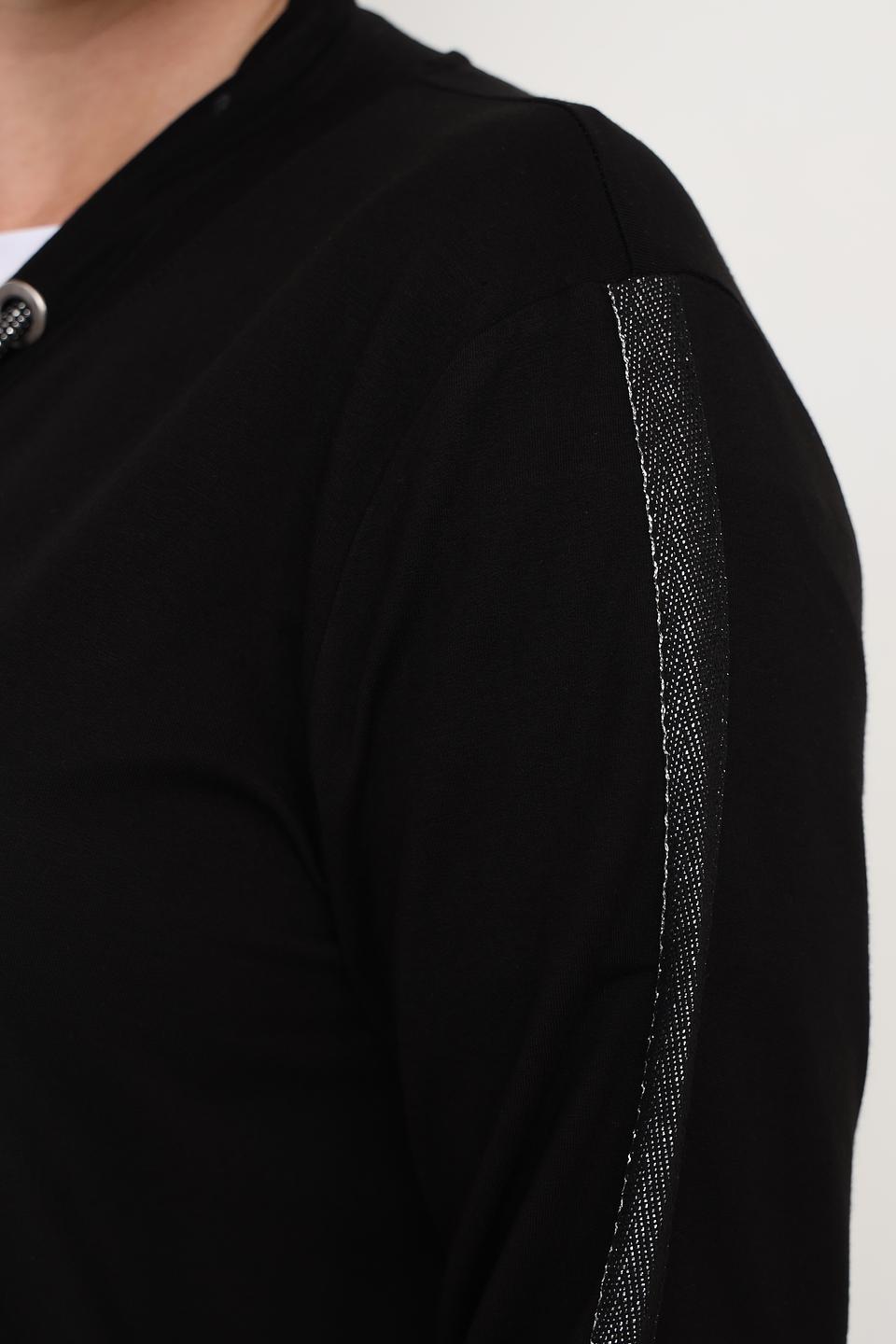 Кардиган Doris Streich чёрный с декором