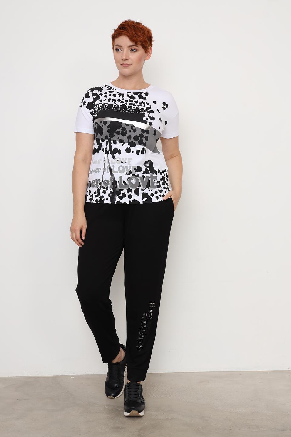Футболка Margittes с леопардовым принтом