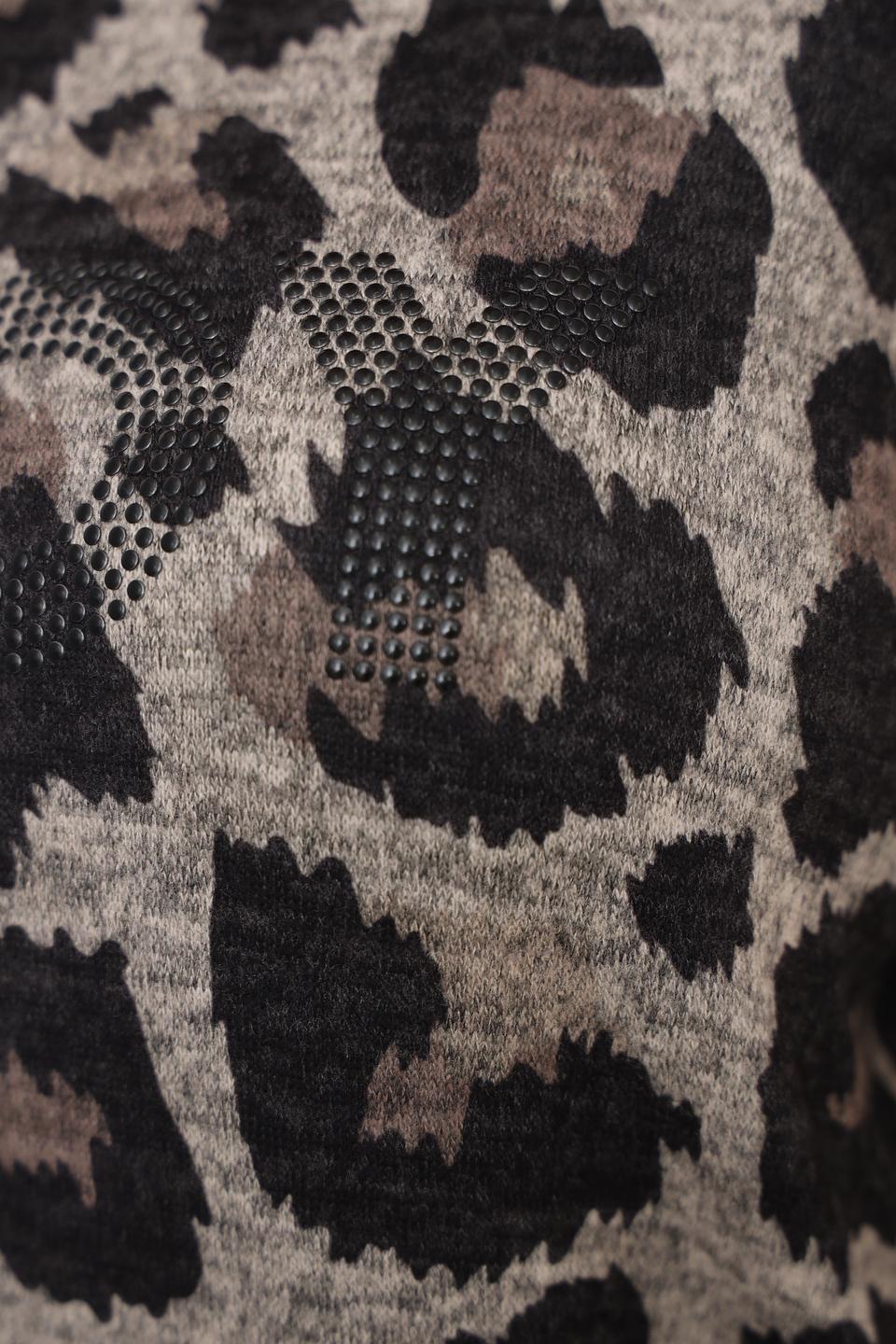 Пуловер Doris Streich леопард