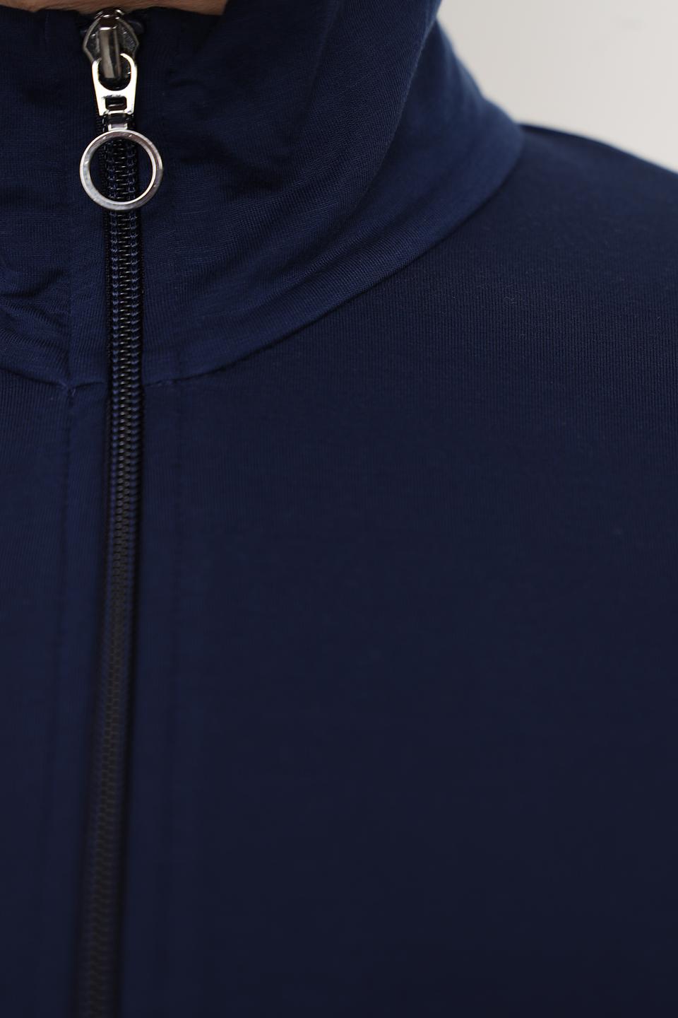 Пуловер Margittes с молнией синий