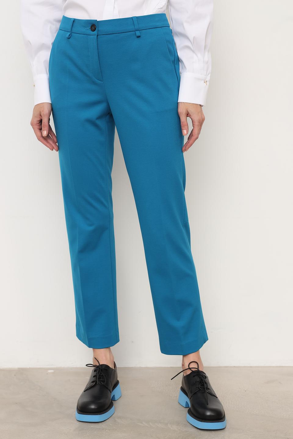 Брюки классические Luisa Cerano бирюзовые